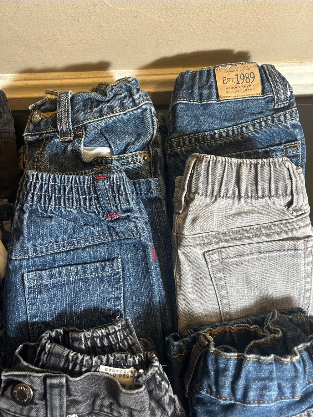 12 Pc Boys Pants Size 18/24 Mixed Variety - Picture 3 of 11